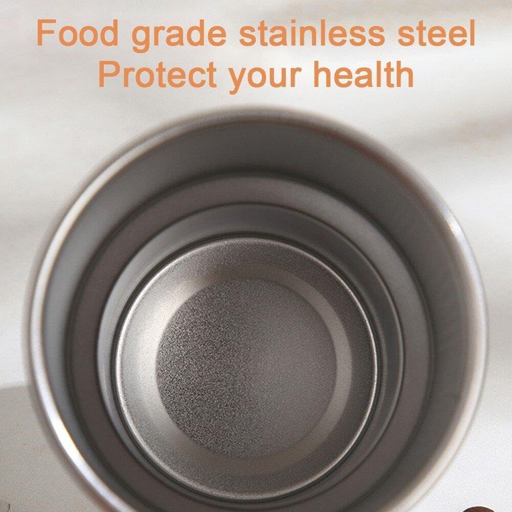 Stainless Steel Coffee Cup with Sleeves and Straw (20263c)