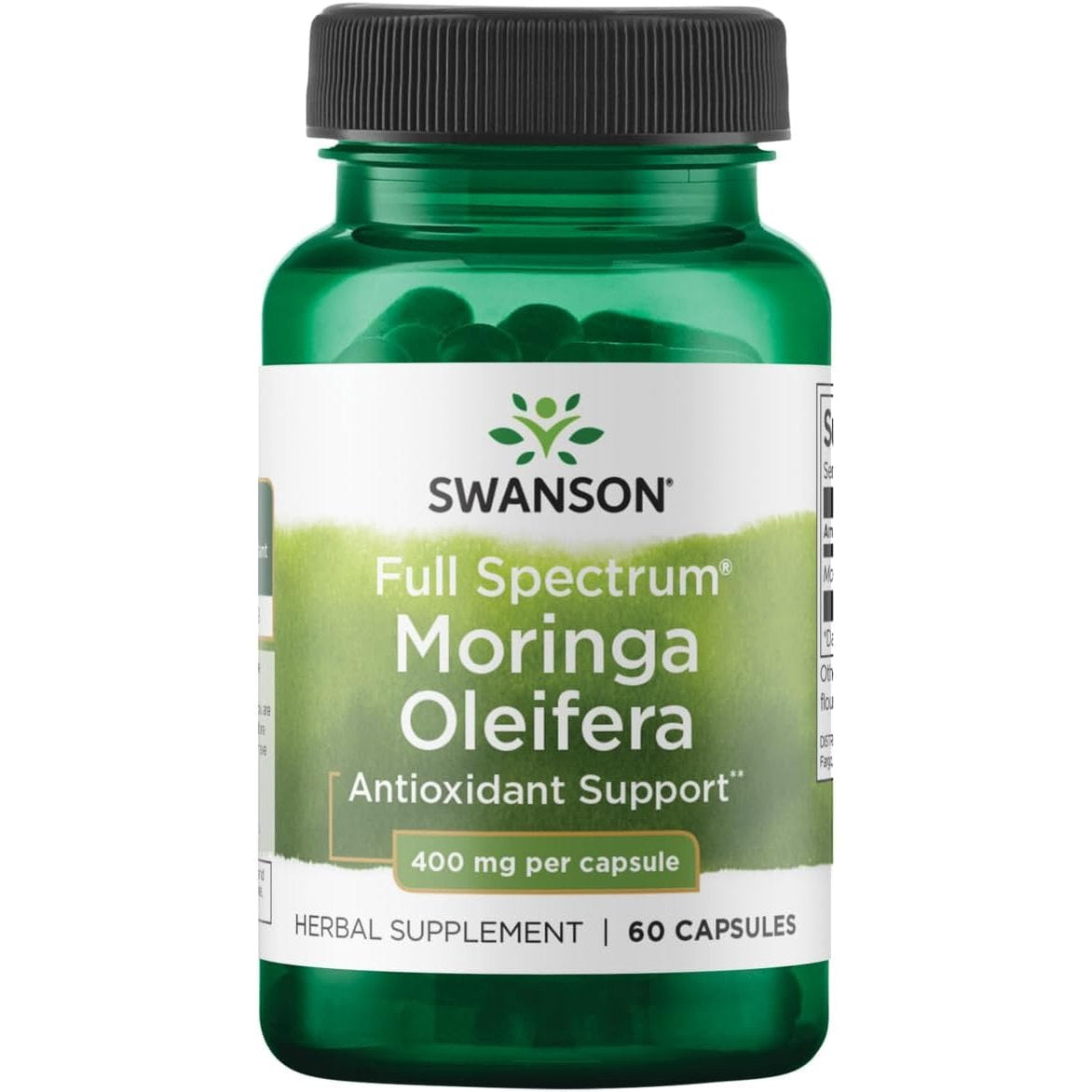 Swanson, Full Spectrum Moringa Oleifera, 400 mg, 60 Capsules