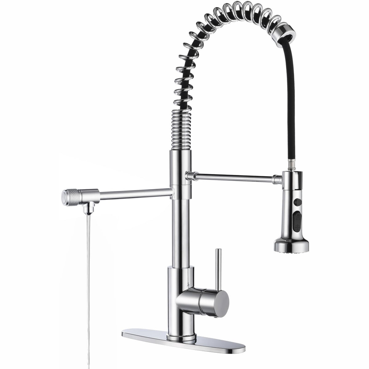 Drinking Water Faucet, Kitchen Faucet, Kitchen Sink Faucet, Water Filtration Faucet, Sink Faucet, Pull-Down Kitchen Faucets, Bar Water Filter Faucet, Matte Black, Stainless Steel, PB1030