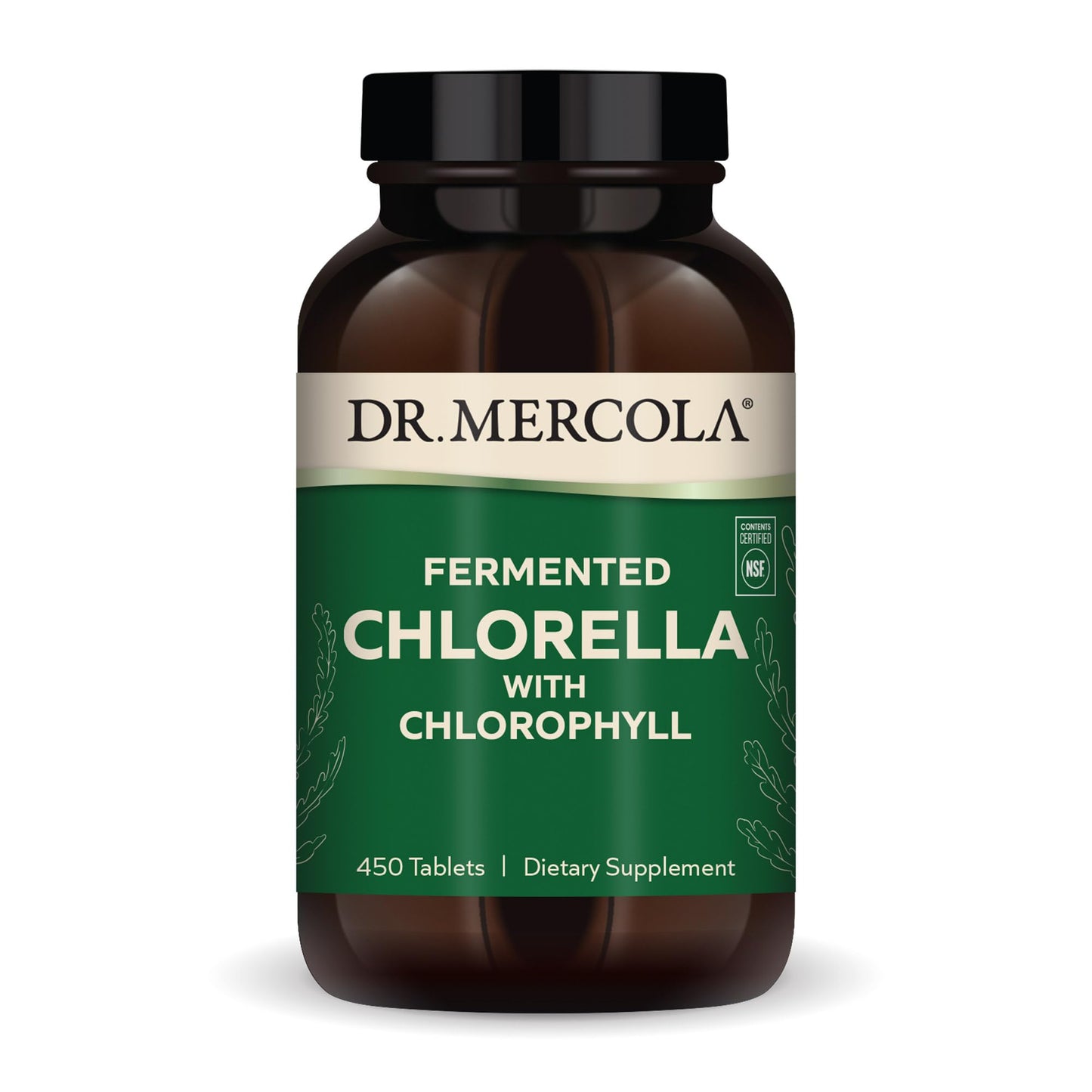Dr. Mercola Fermented Chlorella with Chlorophyll, 90 Servings (450 Tablets), Dietary Supplement, Supports Immune and Organ Health, Non GMO, NSF Certified - Medaid International