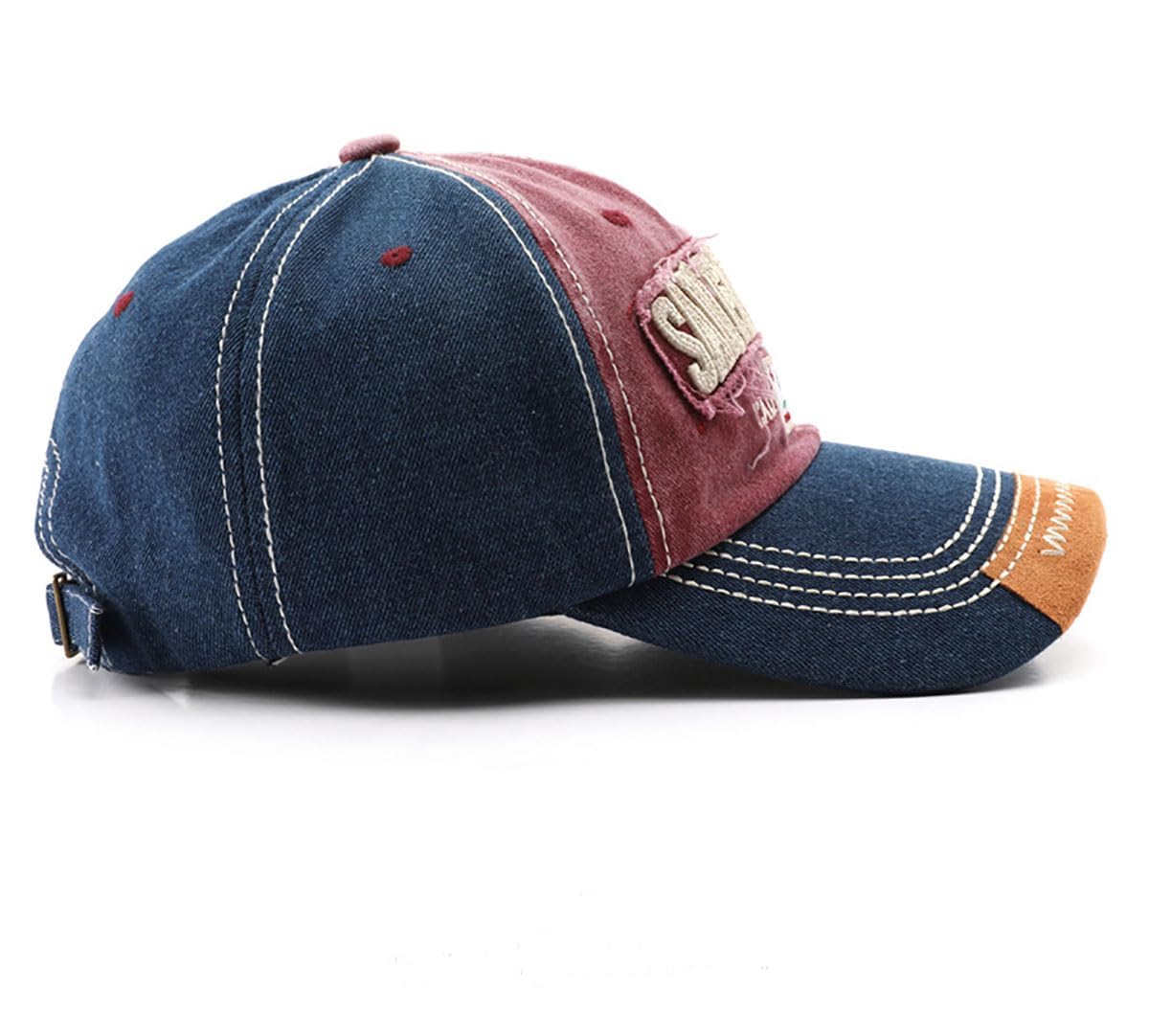 TERRIFI Embroidered Baseball Cap, Retro Distressed Baseball Cap, Suitable for Trucker Hiking Outdoor Sports Baseball Cap