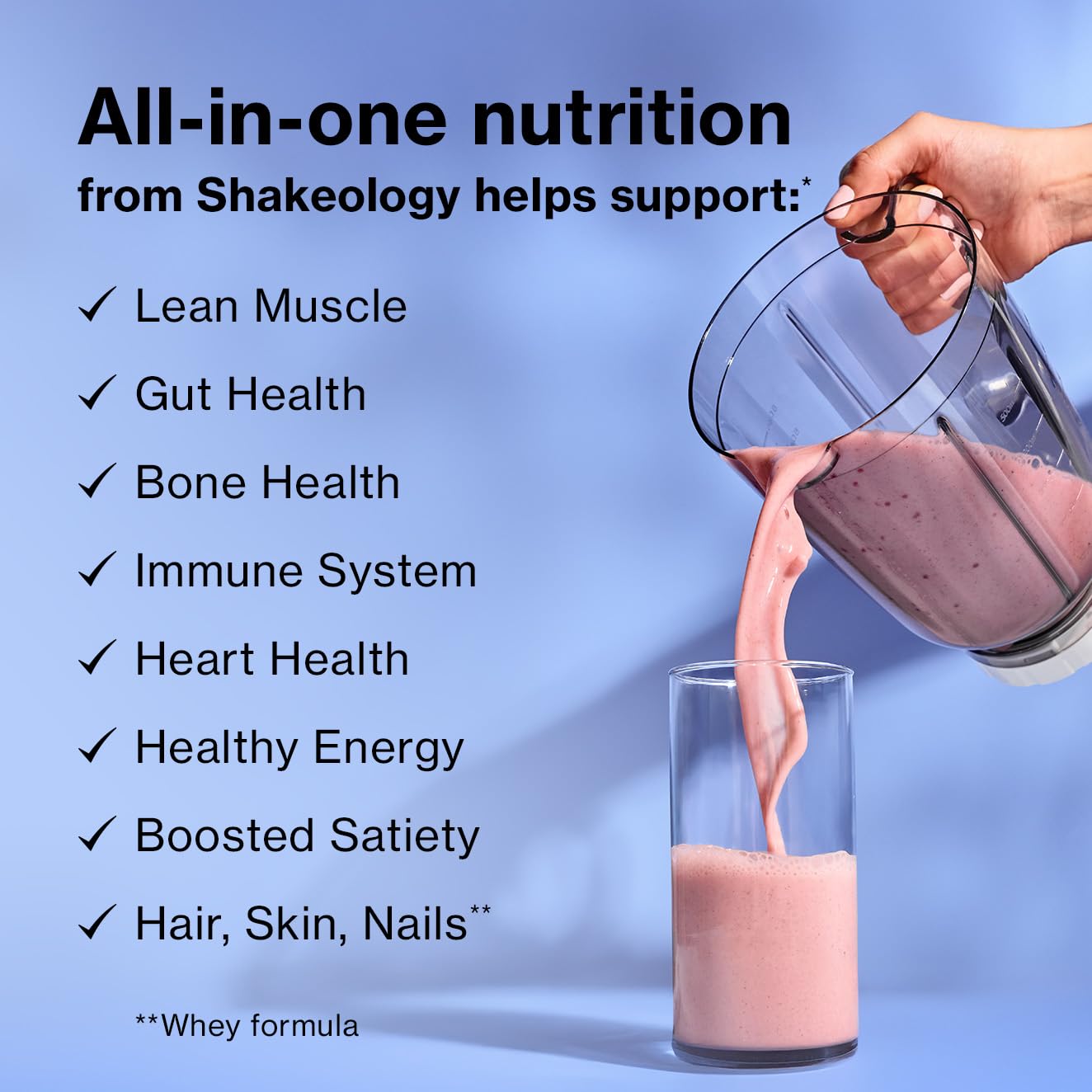 Shakeology Vegan Protein Powder - Gluten Free, Superfood Protein Shake - Helps Support Healthy Weight Loss, Lean Muscle Support, Manage Effects of Stress, Tropical Strawberry - 30 Serving Bag - Medaid International