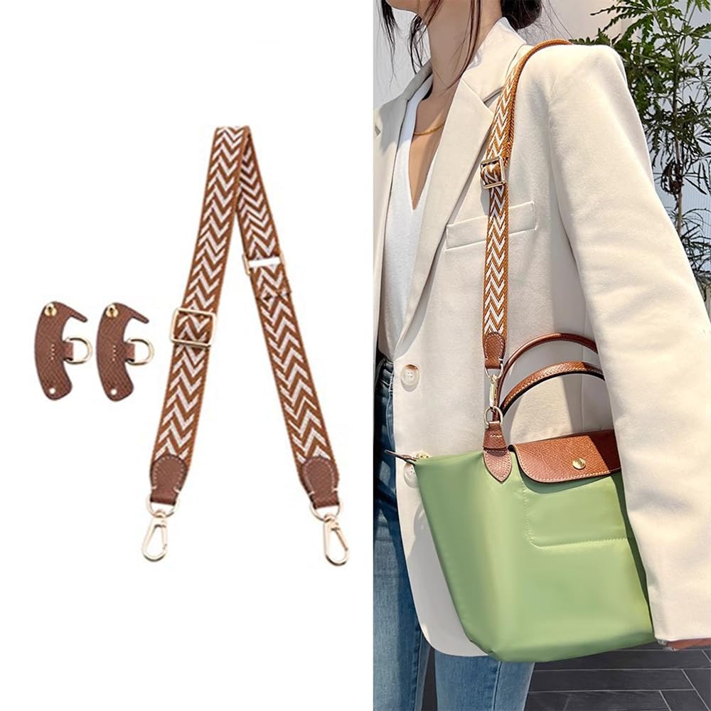 TERRIFI Leather Bag Straps, Crossbody Adjustable Shoulder Strap, Handbag Crossbody Shoulder Strap, for XS/S Longchamp Bag Women, Handbags, Purses, Shoulder Bags