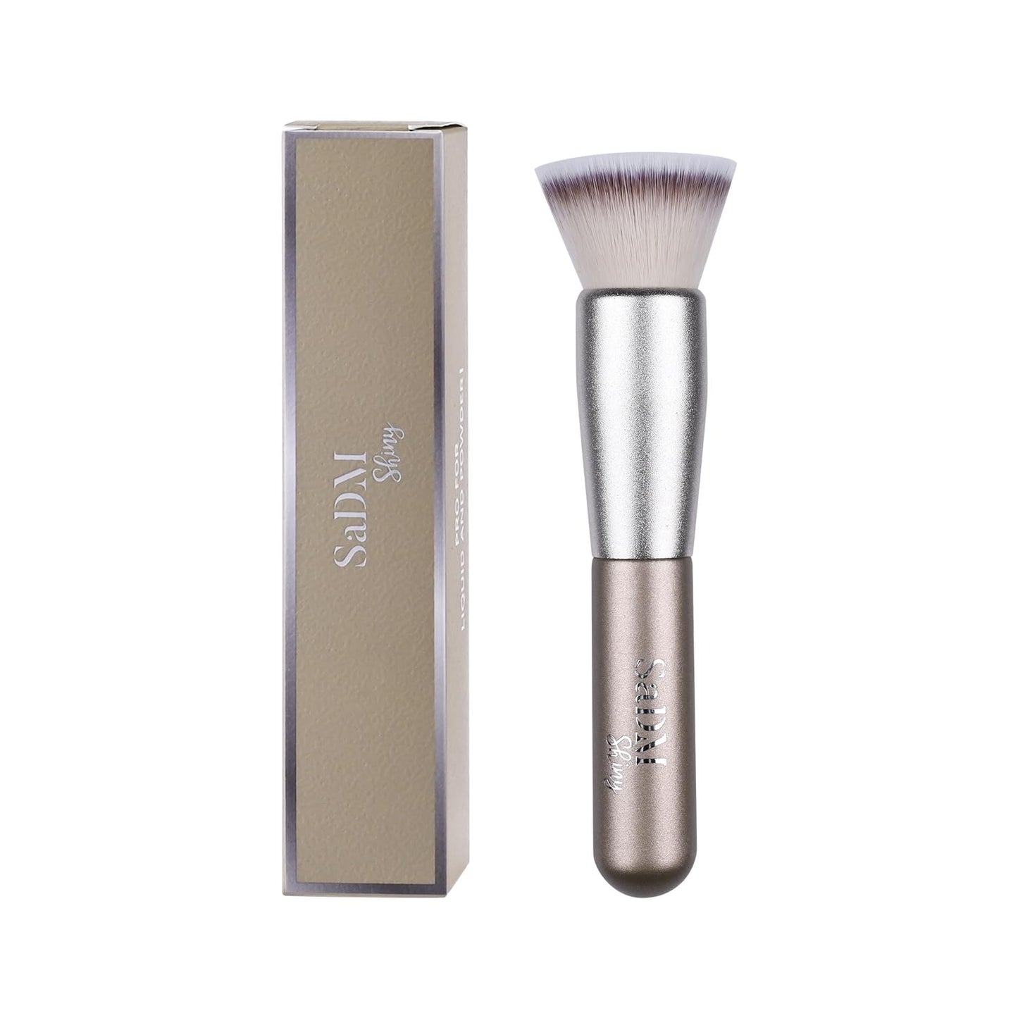 Kabuki Makeup Brush - Blender Brush for Powder, Cream, Liquid Foundation, Sunscreen, Blush Blending & Bronzer - Professional Make Up Brush - Full Face Makeup Brush - Vegan & Cruelty Free - Medaid International