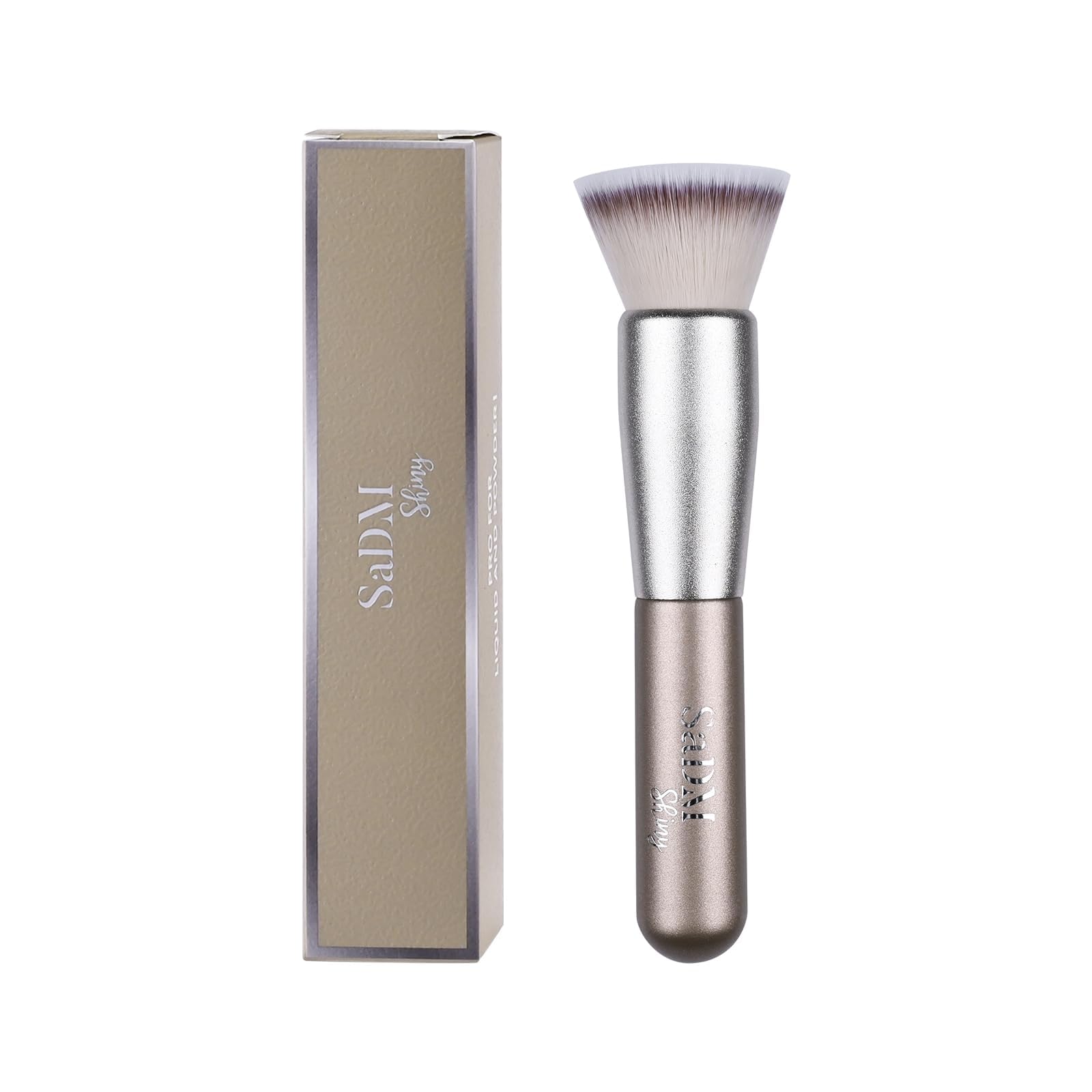 Kabuki Makeup Brush - Blender Brush for Powder, Cream, Liquid Foundation, Sunscreen, Blush Blending & Bronzer - Professional Make Up Brush - Full Face Makeup Brush - Vegan & Cruelty Free - Medaid International