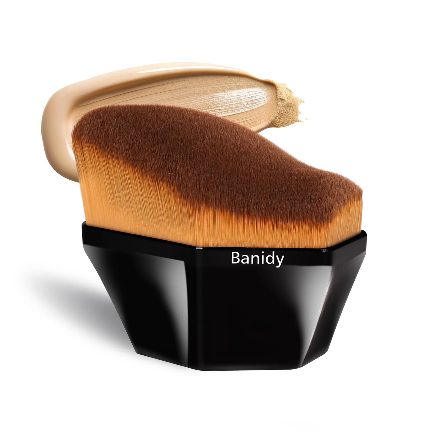 Premium Foundation Brush, Beauty Blender Brushes for Blending Liquid Hexagon Face Blush Liquid Powder Foundation Brush with Protective Case - Medaid International