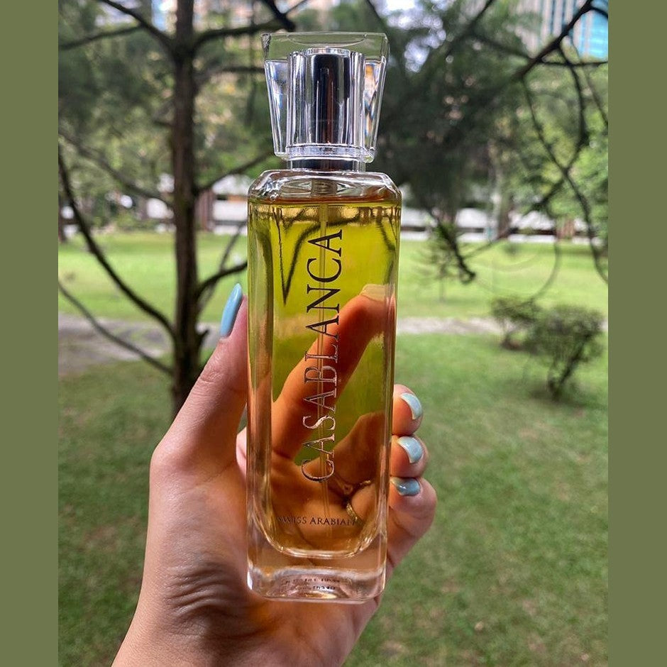 Swiss Arabian Casablanca - Luxury Products From Dubai - Long Lasting, Addictive Personal EDP Spray Fragrance - Seductive Signature Aroma - 3.4 Oz - Medaid International