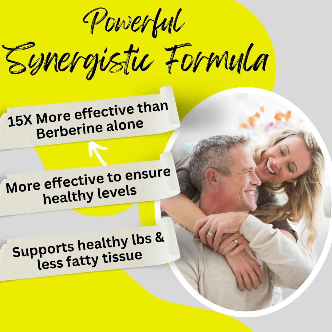 BioImmune Berberine Supplement 15X Potency, Ceylon Cinnamon for Enhanced Absorption & Synergistic Effects. 8,500mg Per Capsule - Medaid International