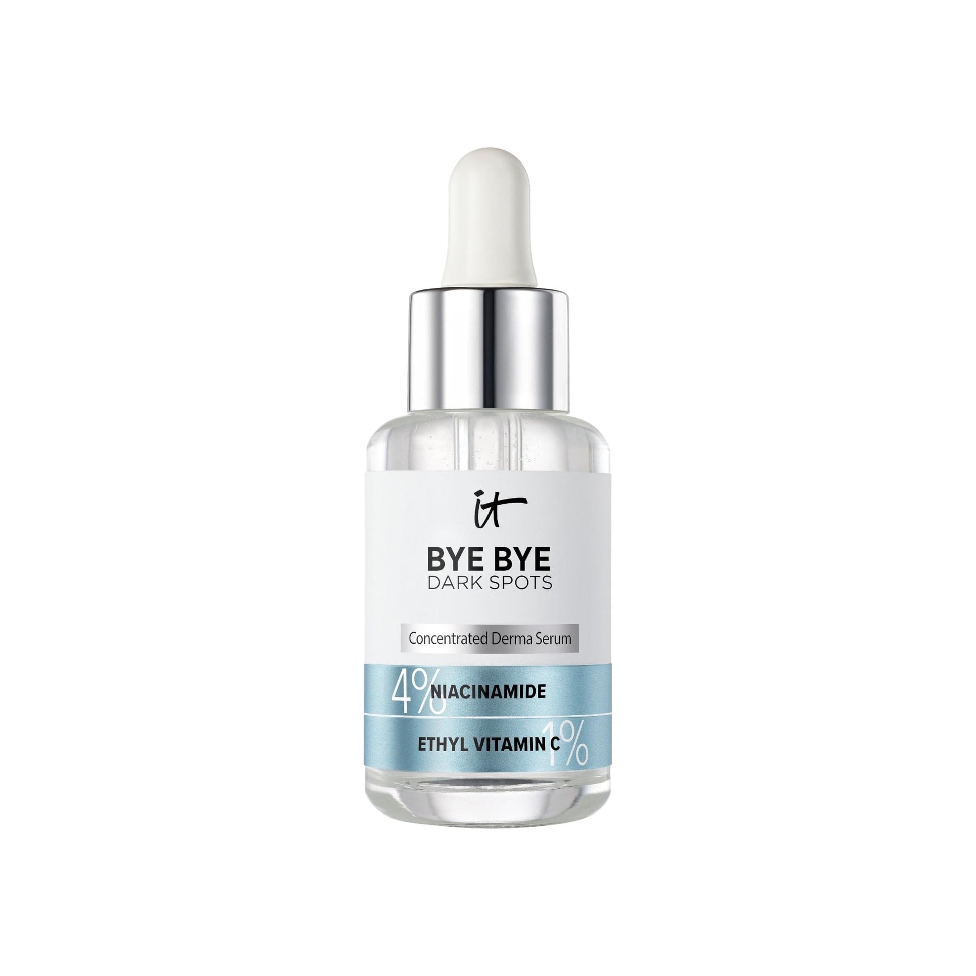IT Cosmetics Bye Bye Dark Spots 4% Niacinamide Serum - Visibly Reduces Dark Spots & Improves Skin Clarity In 8 Weeks - Facial Serum with 1% Ethyl Vitamin C - For All Skin Types - 1 Fl. Oz - Medaid International