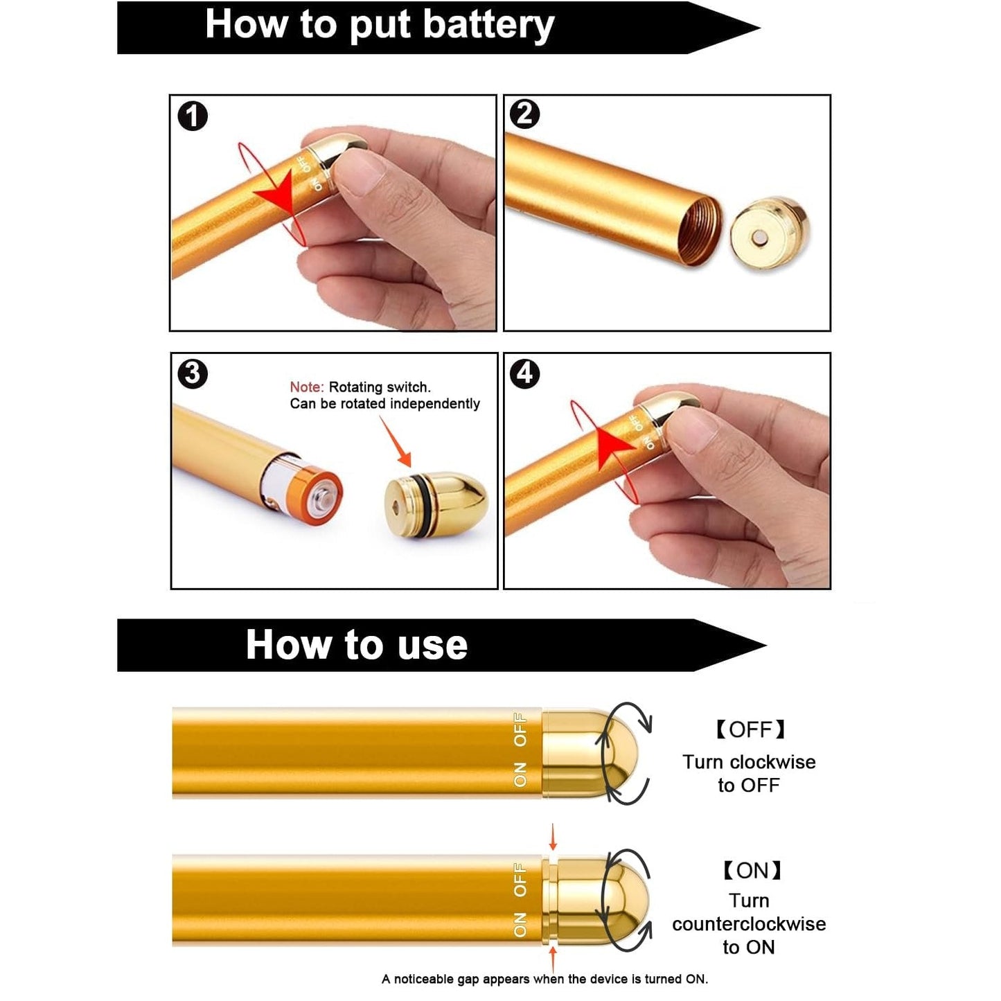 Amirce Face Massager Roller Golden 3D Roller Electric Facial Roller and T Shape Facial Roller Massager Kit Face Rollers - Medaid International