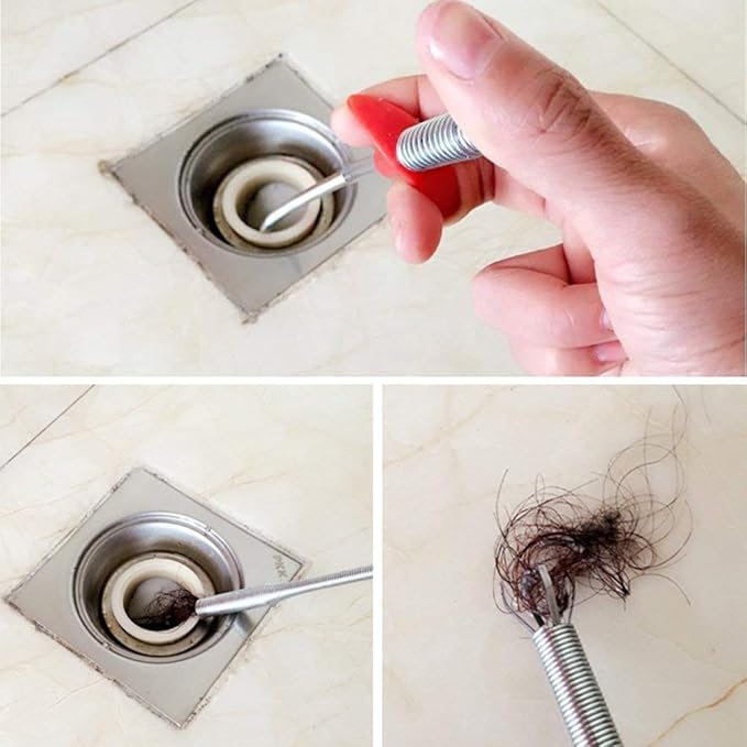 Stainless Steel Drain Cleaning Claw – Flexible Grabber Tool