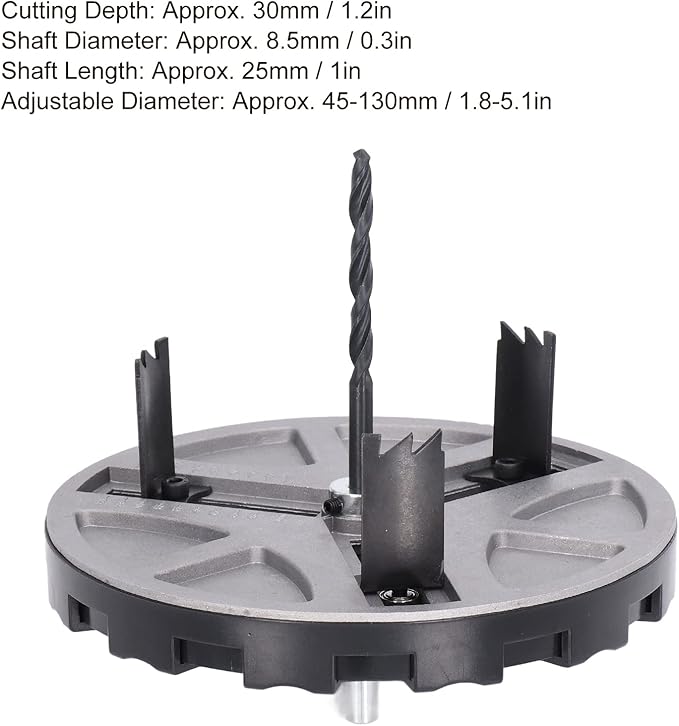 Adjustable Round Hole Cutter – Multi-Purpose Punching Saw