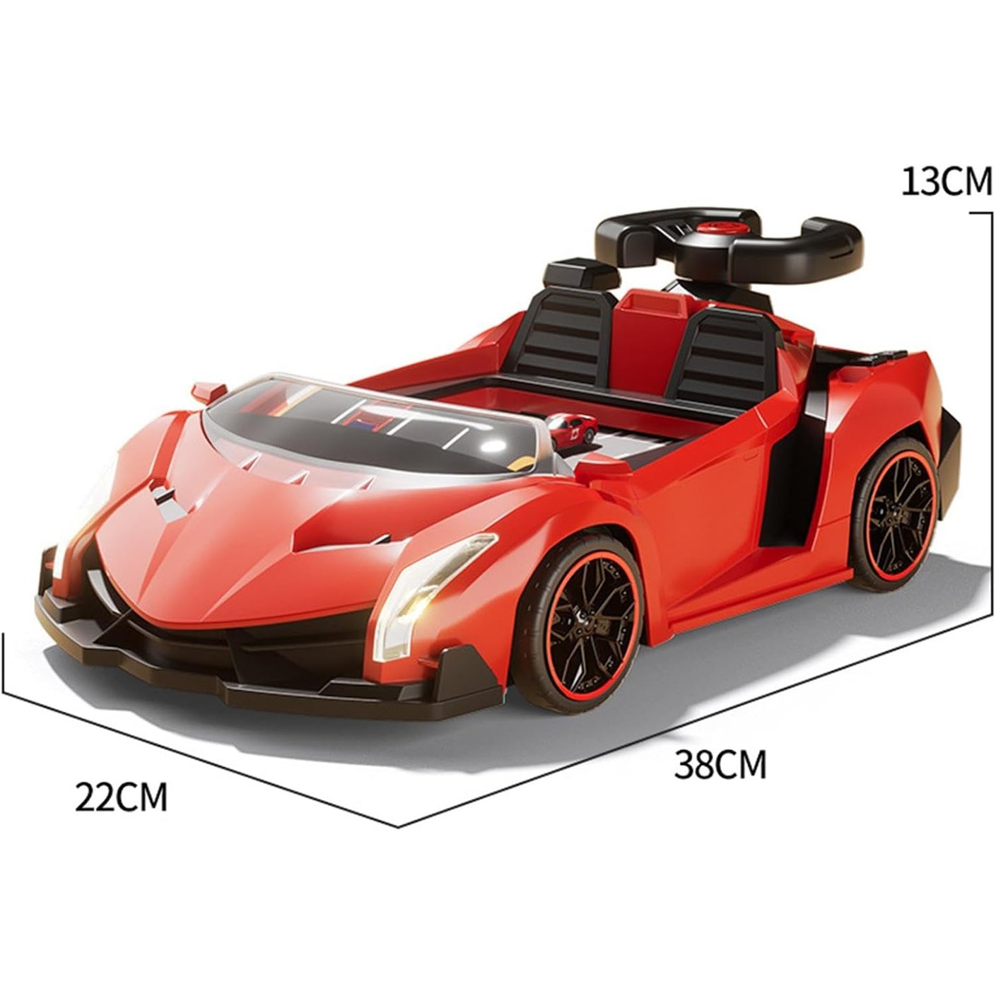 Driving Simulator 2025 - Interactive Steering Wheel Toy for Kids Ages 3+