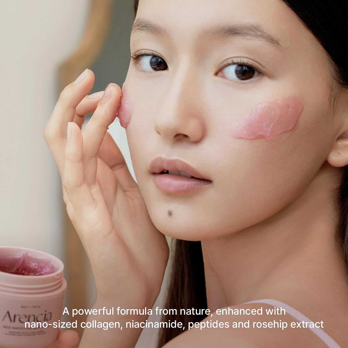 Arencia Overnight Red Smoothie Face Mask Serum, Glowing & Soothing with 30% red collagen, Niacinamide, Peptide, Vitamin E - Medaid International