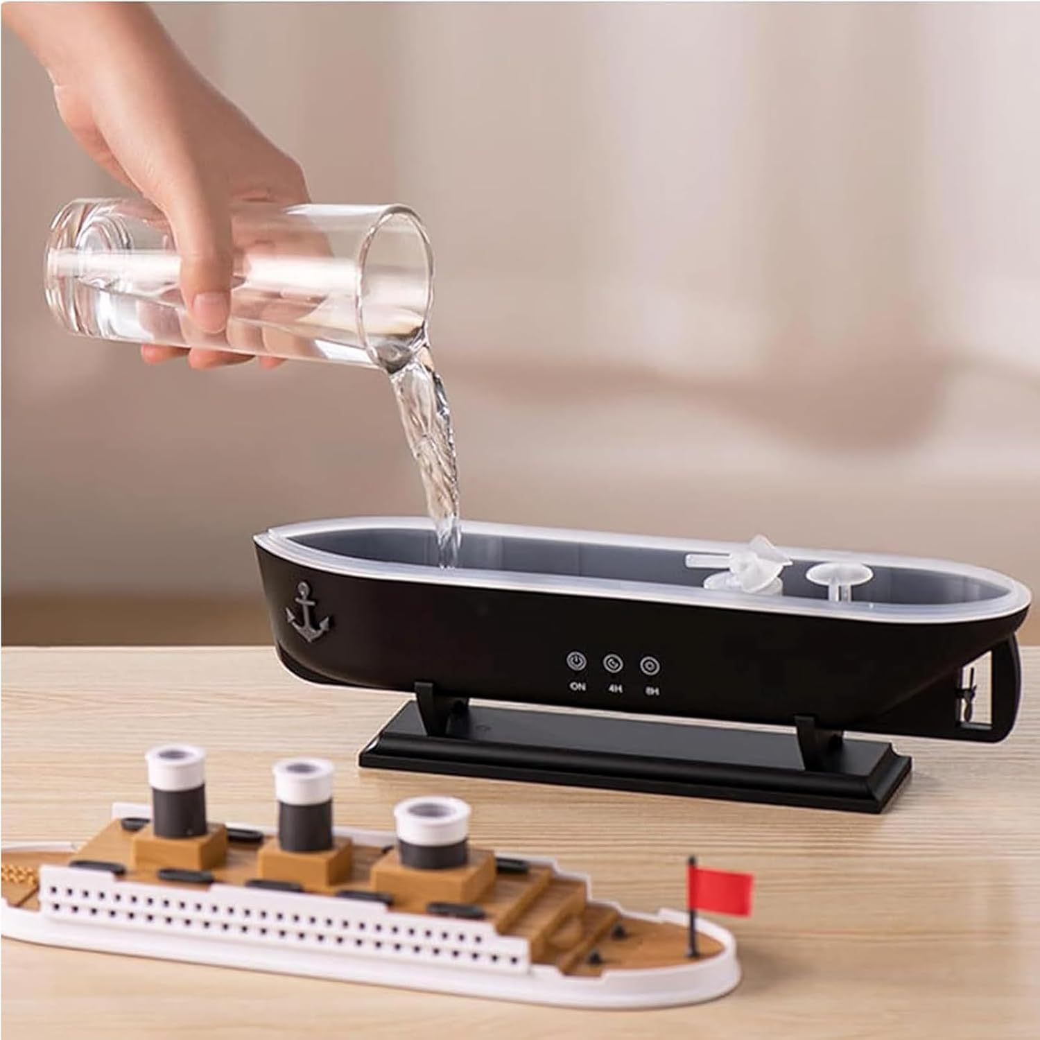 üö¢ Titanic Humidifier & Essential Oil Diffuser ‚Äì Aromatherapy - Medaid International