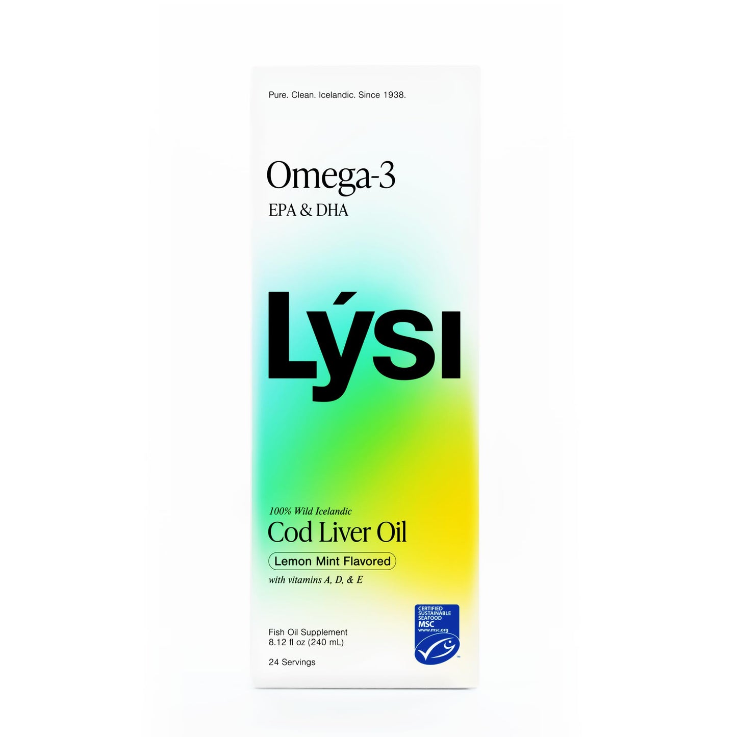Lysi, Fish Oil Cod Liver Mint and Lemon, 8.12 Fl Oz - Medaid International