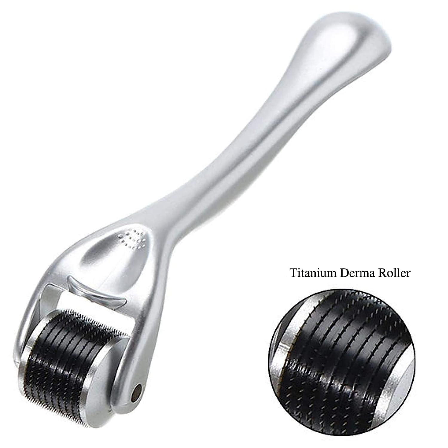 Derma Roller Microneedling Roller for Face Body - 540 Titanium Microneedle Roller w/Storage Case - Medaid International