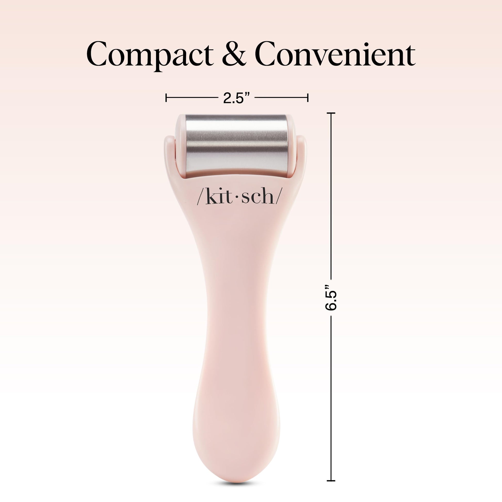 Kitsch Ice Roller for Face – Stainless Steel Face Ice Roller to Reduce Puffiness, Redness & Headaches – Cooling Facial Roller for Skin Care, Irritation Relief & Spa-Like Experience at Home - Pink - Medaid International