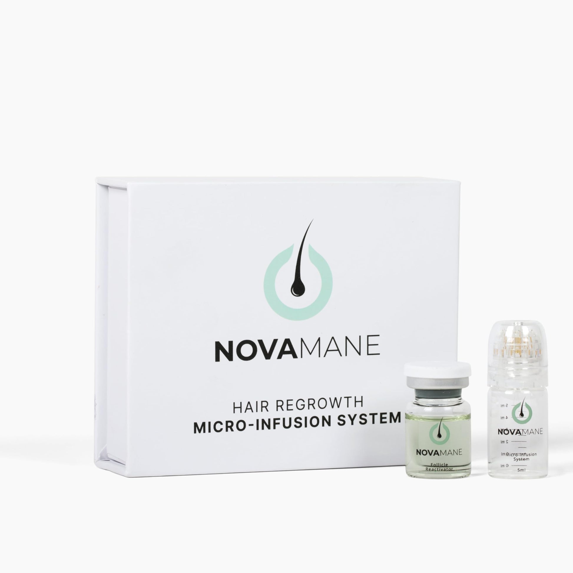 NovaMane Hair Regrowth System, Advanced Hair Growth Treatment (1-Month Supply) - Medaid International