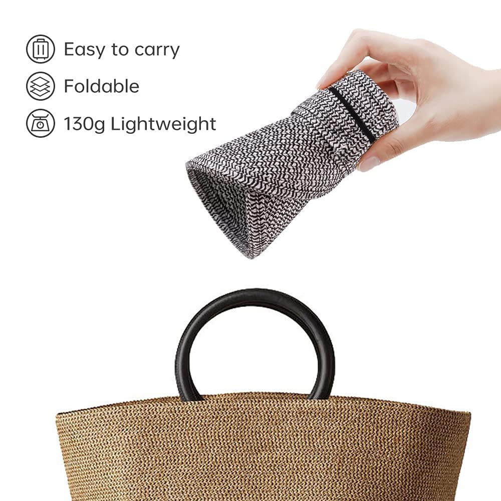 KASTWAVE Summer Visors Women Summer Sun Hat Lady's Portable Beach Visor Bowknot Straw Hat