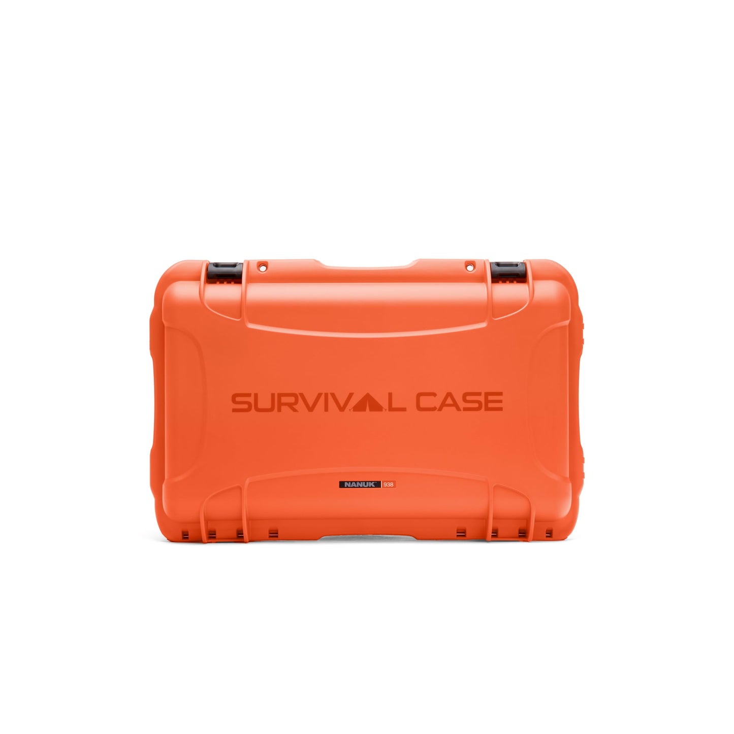 NANUK 938 Survival Gear Storage Case w/Wheels-for Preppers, Survivalist, First Aid and Emergencies - Waterproof, Dustproof, and Impact Resistant-Empty (Orange)