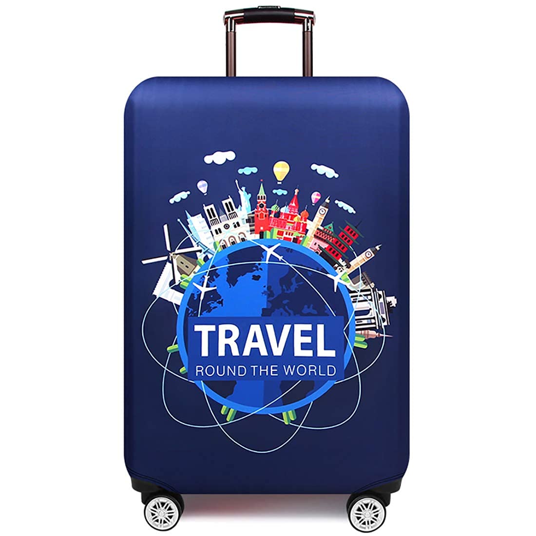 KASTWAVE Spandex Thickened Travel Luggage Cover - L, 25in - 28in