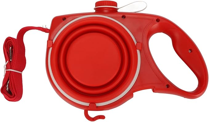 4-in-1 Retractable Dog Leash – Water Bottle & Bowl Set