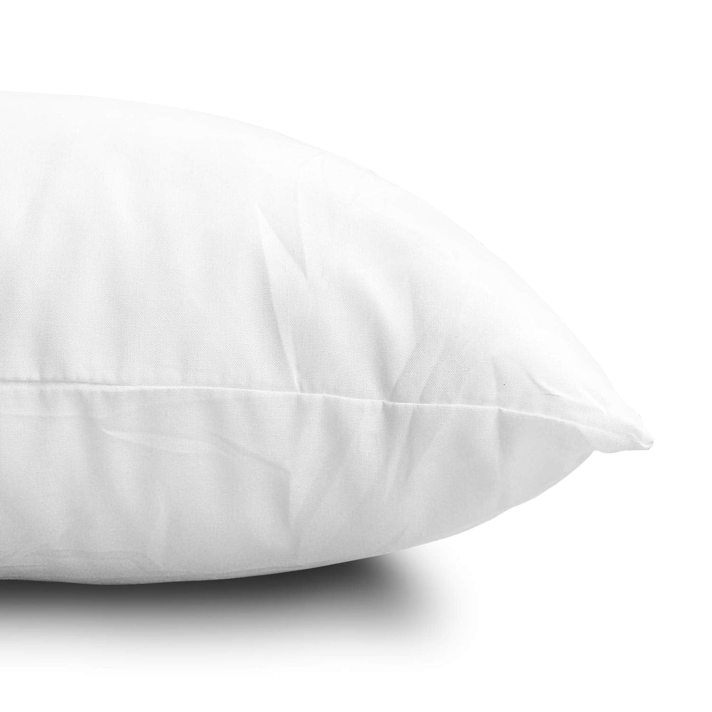 EDOW Throw Pillow Insert, Lightweight Soft Polyester Down Alternative Decorative Pillow, Sham Stuffer, Machine Washable. (White, 18x18) - Medaid International