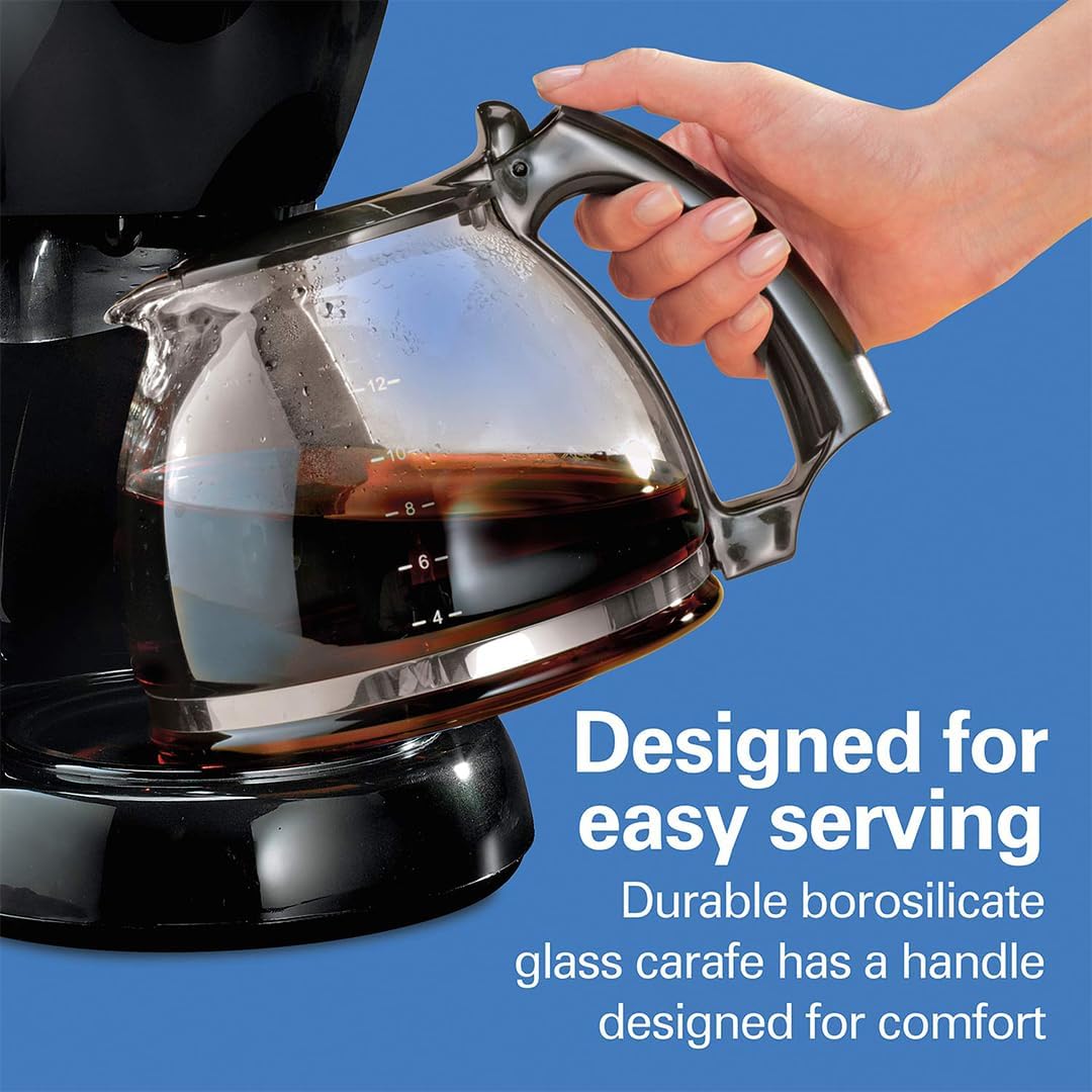 Black Coffee Maker 12 Cup - Medaid International