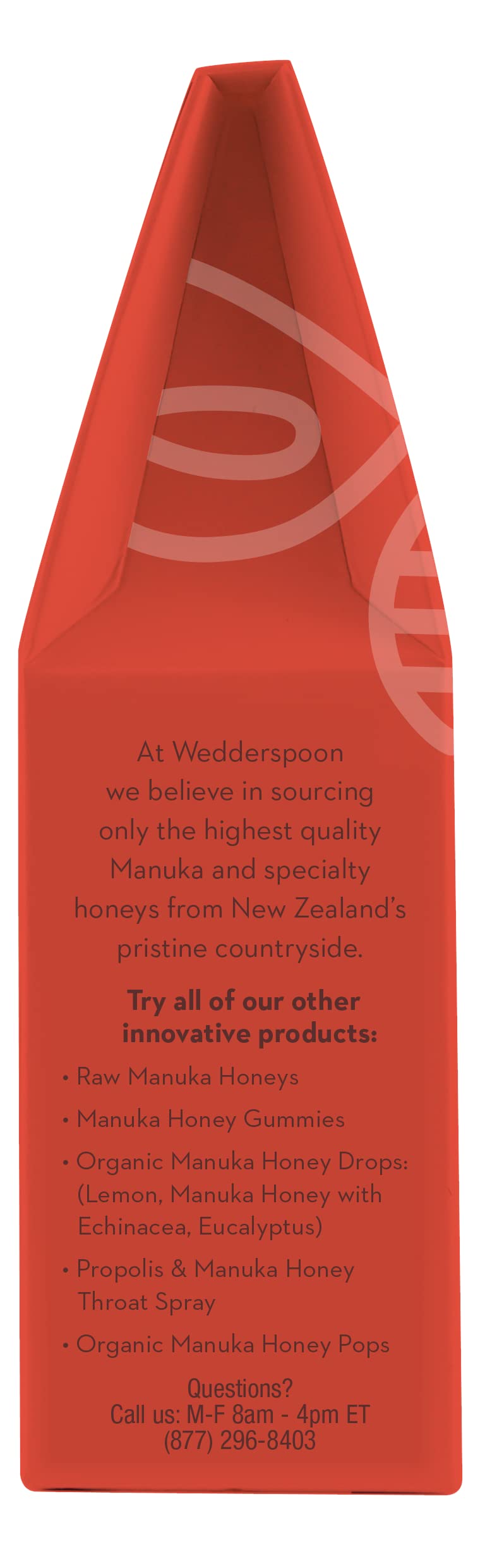 Wedderspoon Organic Manuka Honey Drops, Ginger & Echinacea, 20 Count (Pack of 1) | Genuine New Zealand Honey | Perfect Remedy For Dry Throats - Medaid International