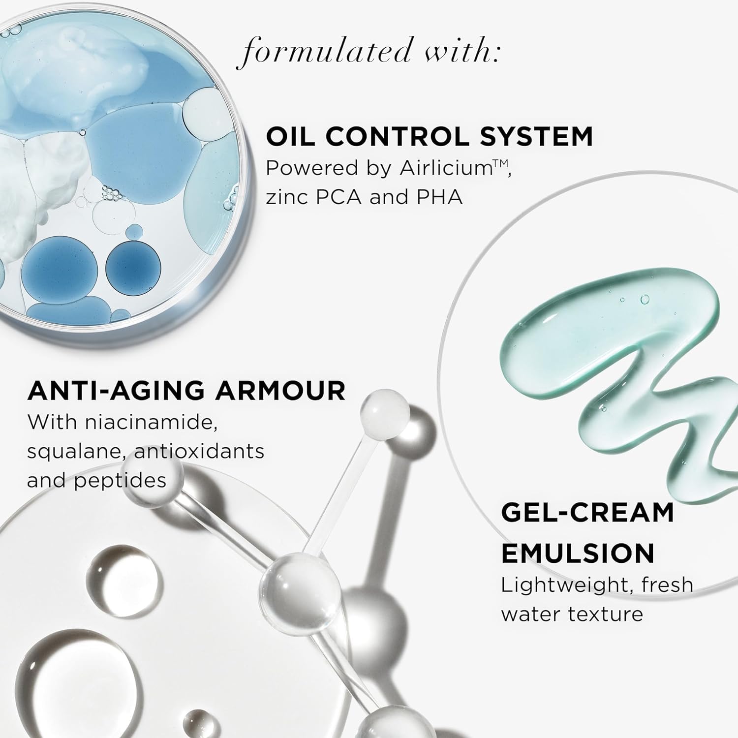 IT Cosmetics Confidence in a Gel Cream Oil Control - Hydrating Oil-Free Face Moisturizer - Reduces Shine & Look of Large Pores - with Niacinamide, Vitamin E & Peptides - Non-Comedogenic - 2.0 oz - Medaid International
