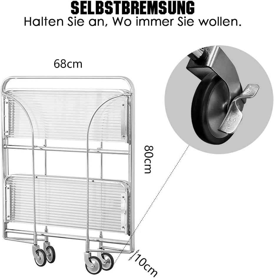 Folding Kitchen Trolley