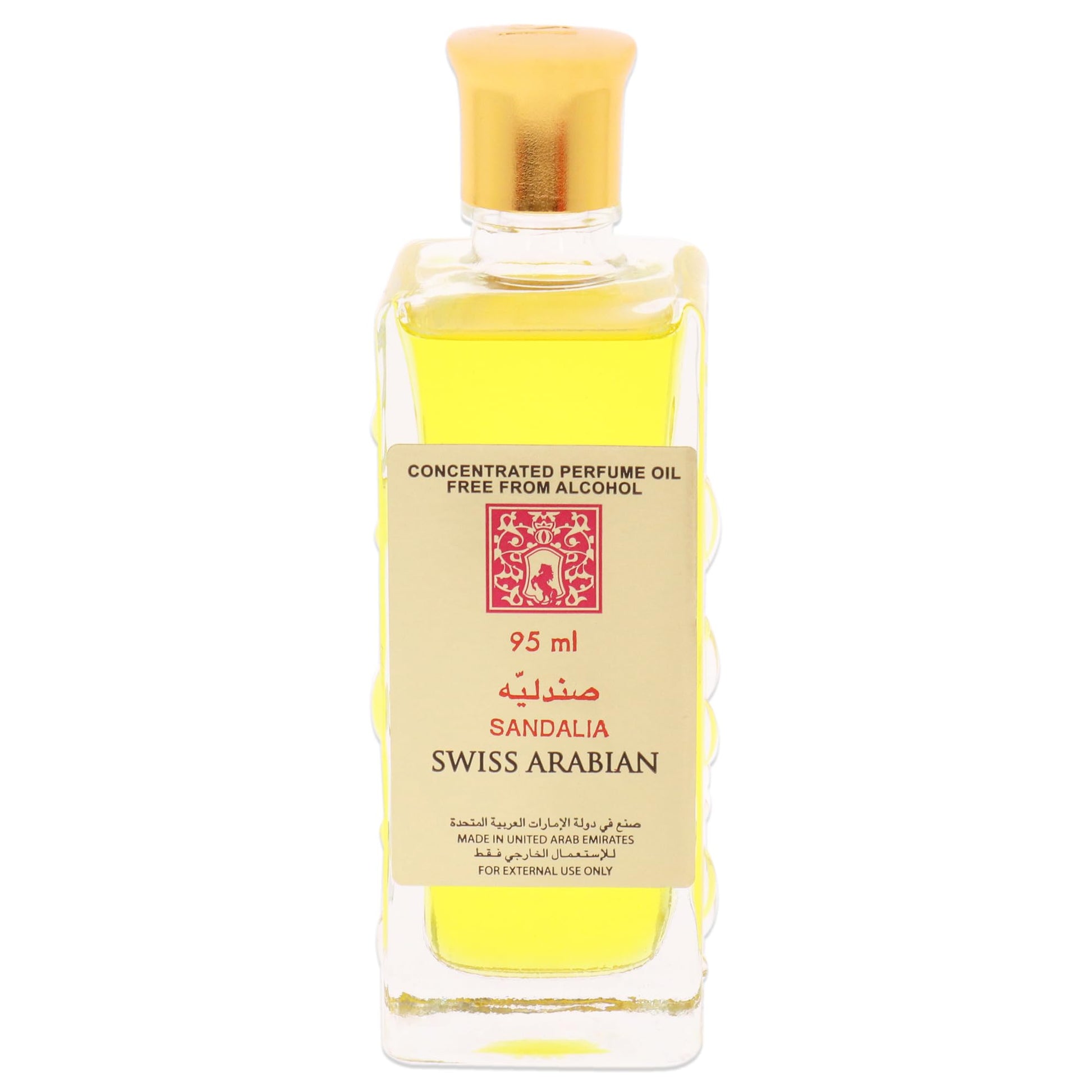 Swiss Arabian Sandalia - Luxury Products from Dubai - Long Lasting Personal Perfume Oil - A Seductive, Exceptionally Made, Signature Fragrance - The Luxurious Scent of Arabia - 3.2 oz - Medaid International