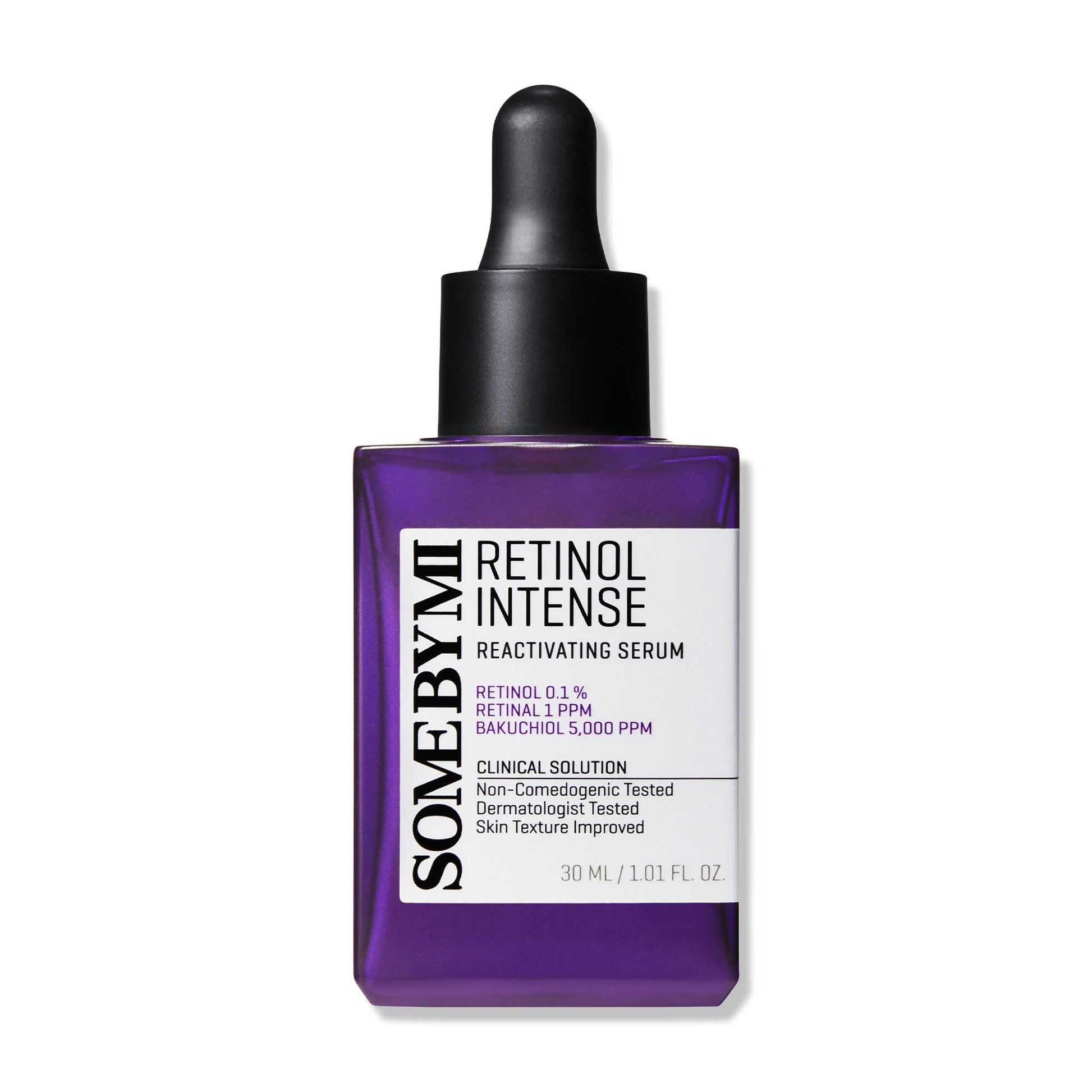 SOME BY MI Retinol Intense Reactivating Serum – 1.01oz, 30ml – Korean Bakuchiol Retinol Serum for Face Firming – Improves Signs of Aging, Minimizes Pore Size & Refines Skin Texture – Korean Skin Care - Medaid International