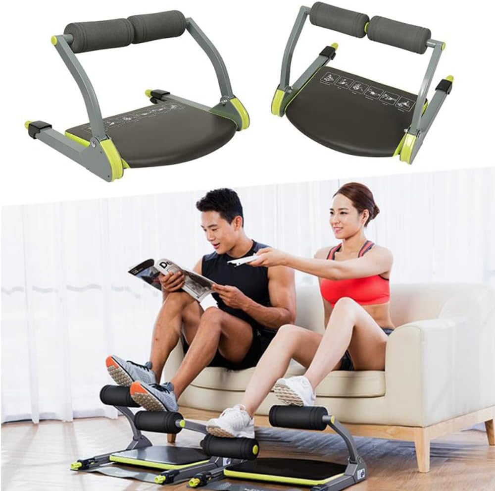 6-in-1 Home Workout Station – Push-Up & Abs Trainer with Massage Support