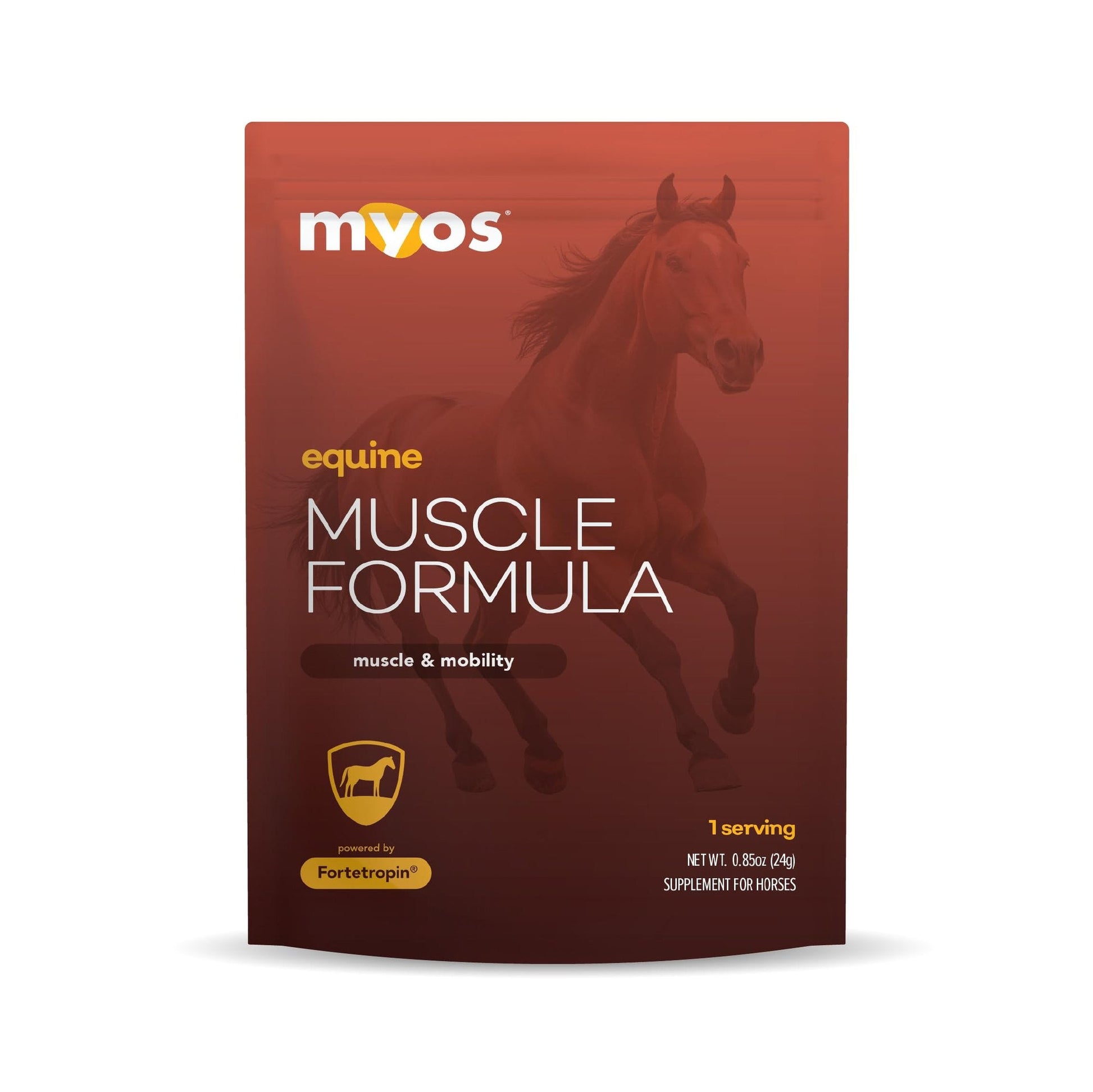 MYOS Equine Muscle Formula - 60 Servings Bucket with Individual Serving Paks - Medaid International