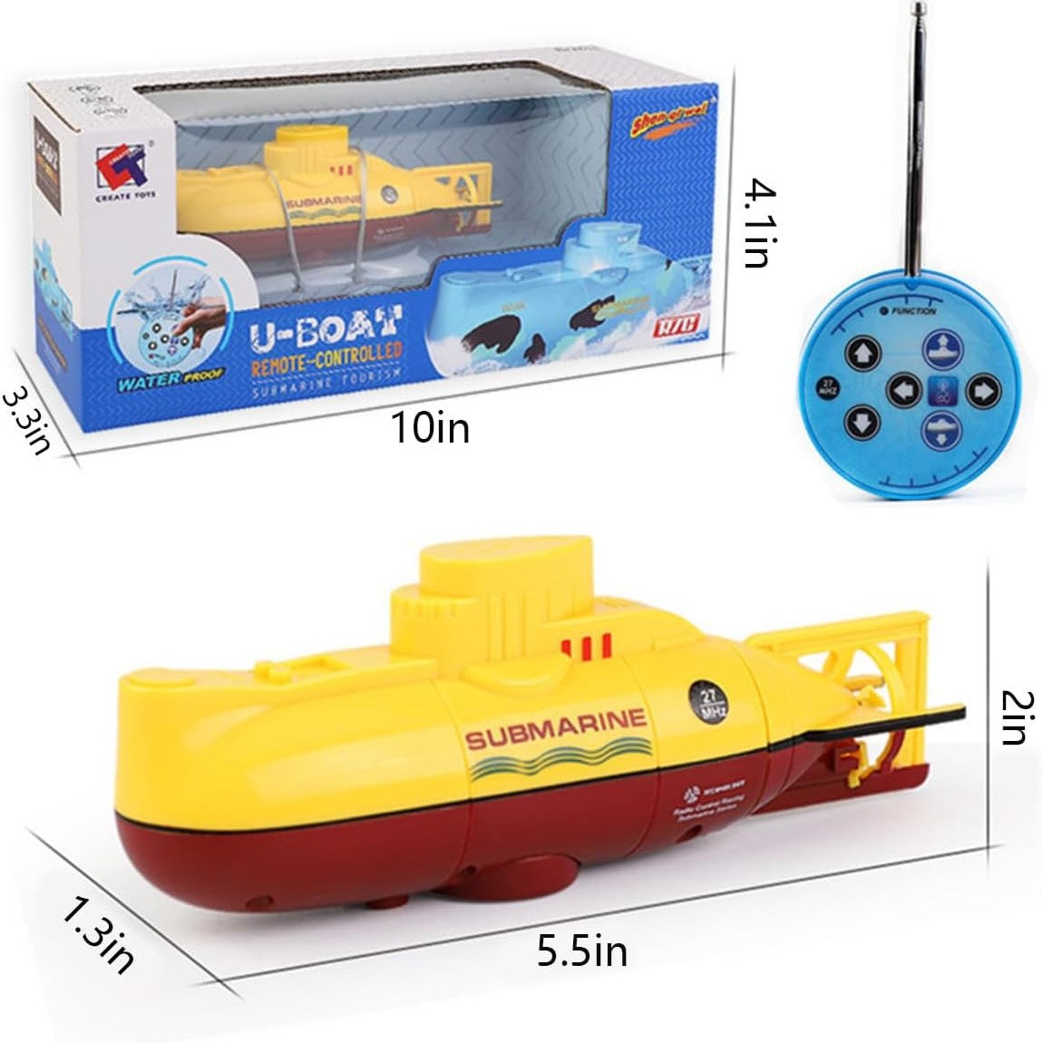 (Net)Mini RC Submarine Remote Control Boat Lebanon