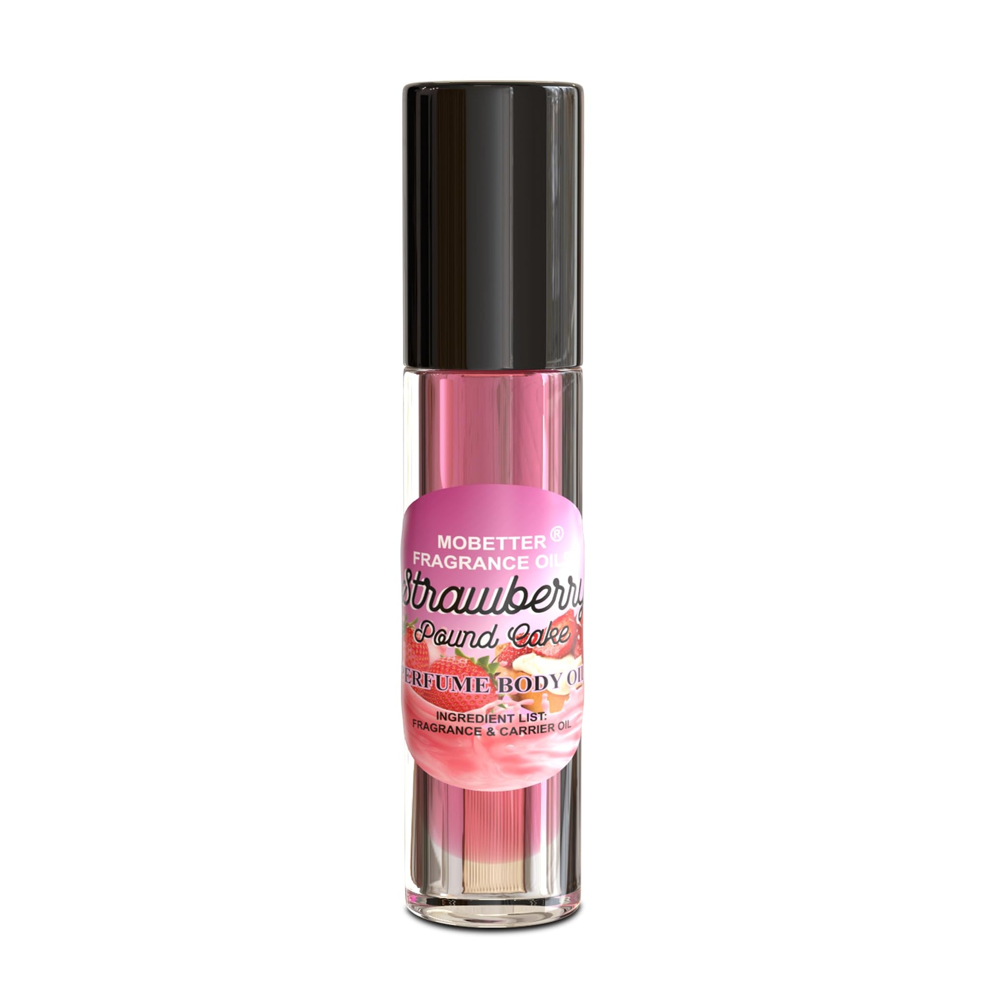 MOBETTER FRAGRANCE OILS Strawberry Pound Cake Perfume body oil fragrance, Floral Fruity Gourmand fragrance for women, Travel Size - Medaid International