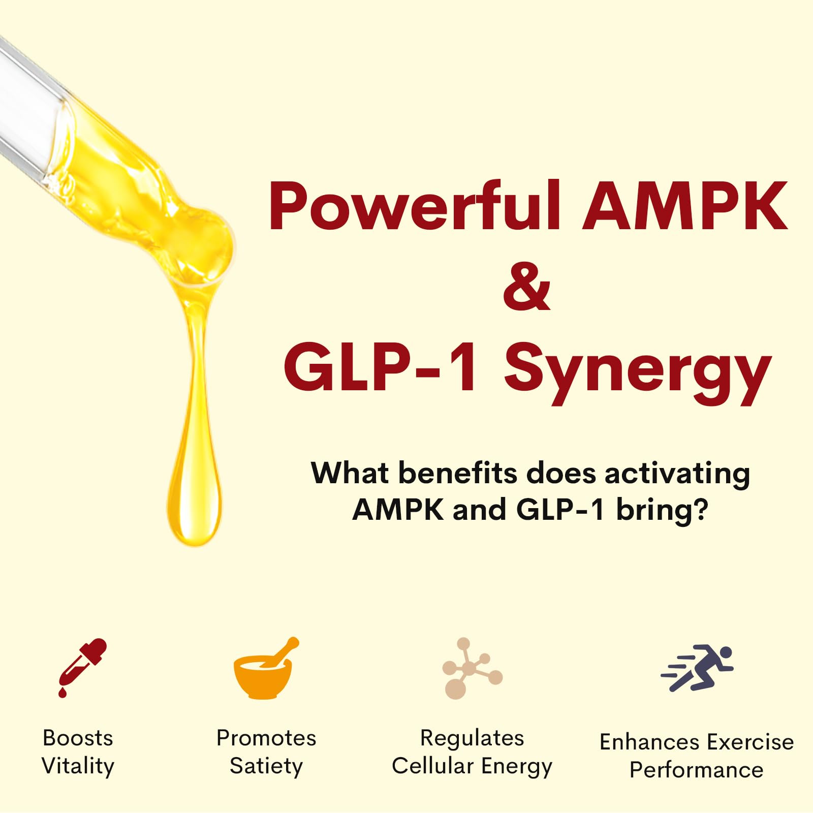 Liposomal Berberine Supplement - 3000mg Berberine Complex Activating AMPK & GLP-1, Berberine HCL Liquid Drop with Ceylon Cinnamon, Green Tea, Bitter Melon, Turmeric and Prebiotic Blend for Women & Men - Medaid International