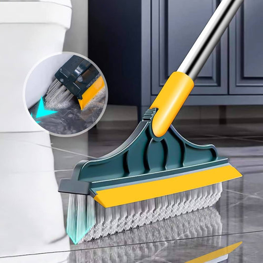 Rotatable Floor Cleaning Scrub Brush 2in1 فرشاة تنظيف أرضية دوارة 2 في 1