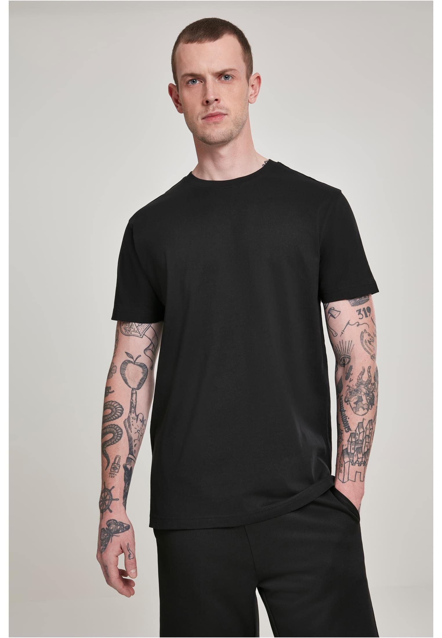 Urban Classics - Basic Shirt Black - XL - Medaid International