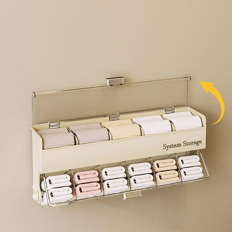 Wall Mounted Underwear & Socks Storage