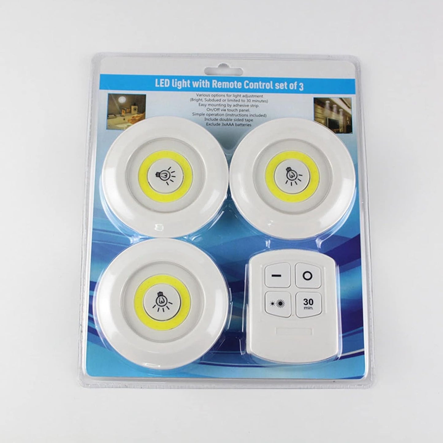Medaid LED lighting with remote control 3 pcs