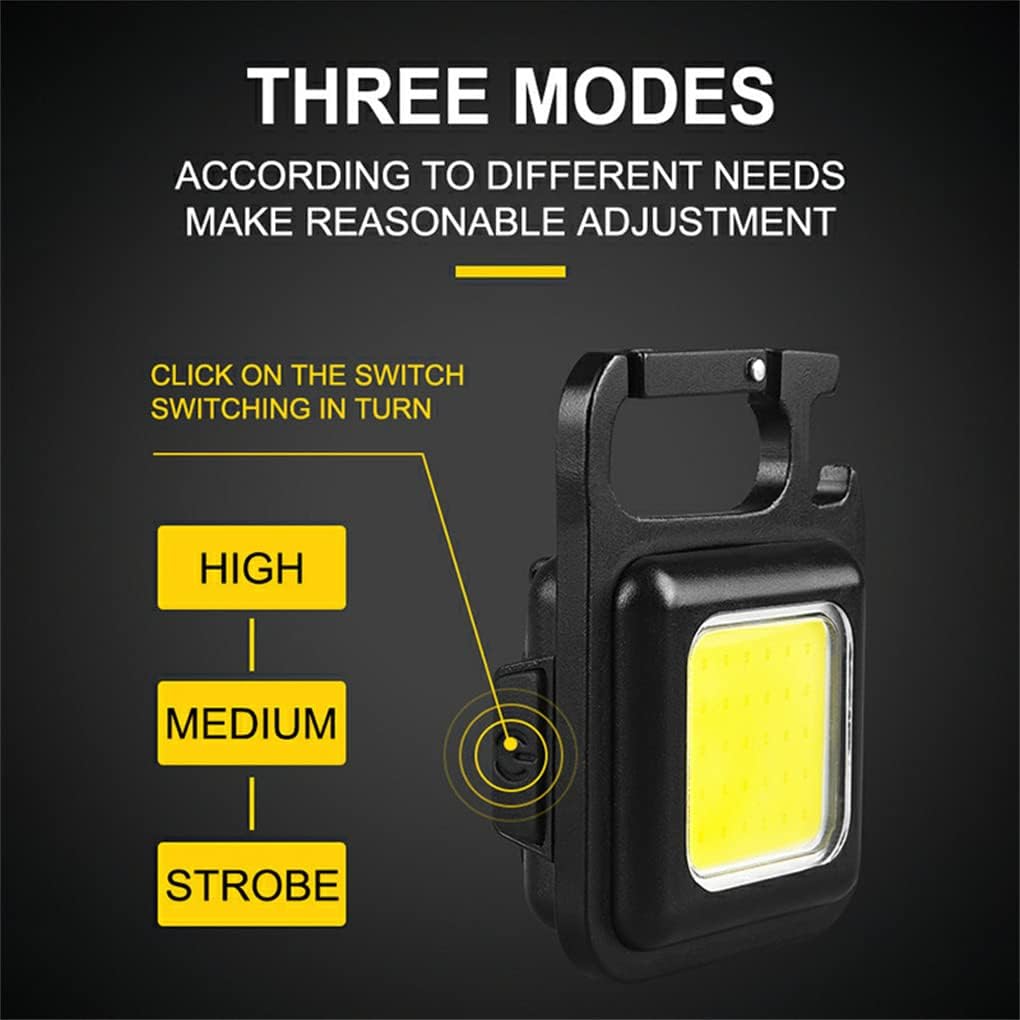 Magnetic Keychain Mini Flashlight
