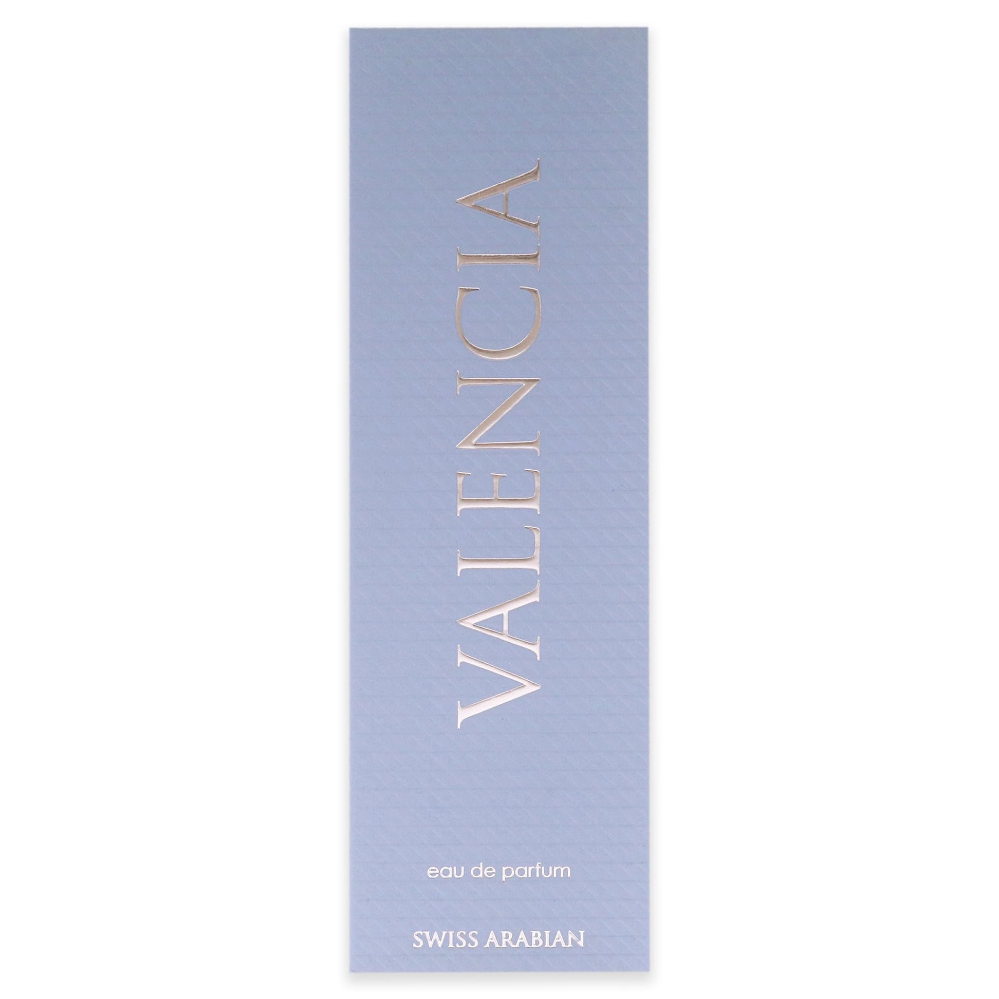 Swiss Arabian Valencia - Luxury Products From Dubai - Long Lasting, Addictive Personal EDP Spray Fragrance - Seductive Signature Aroma - 3.4 Oz - Medaid International