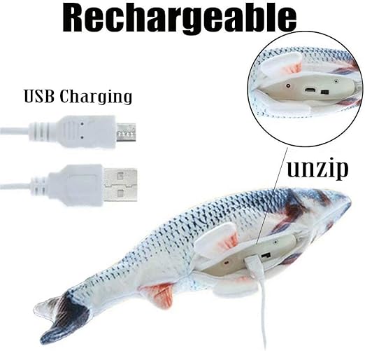 Realistic Moving Fish Toy