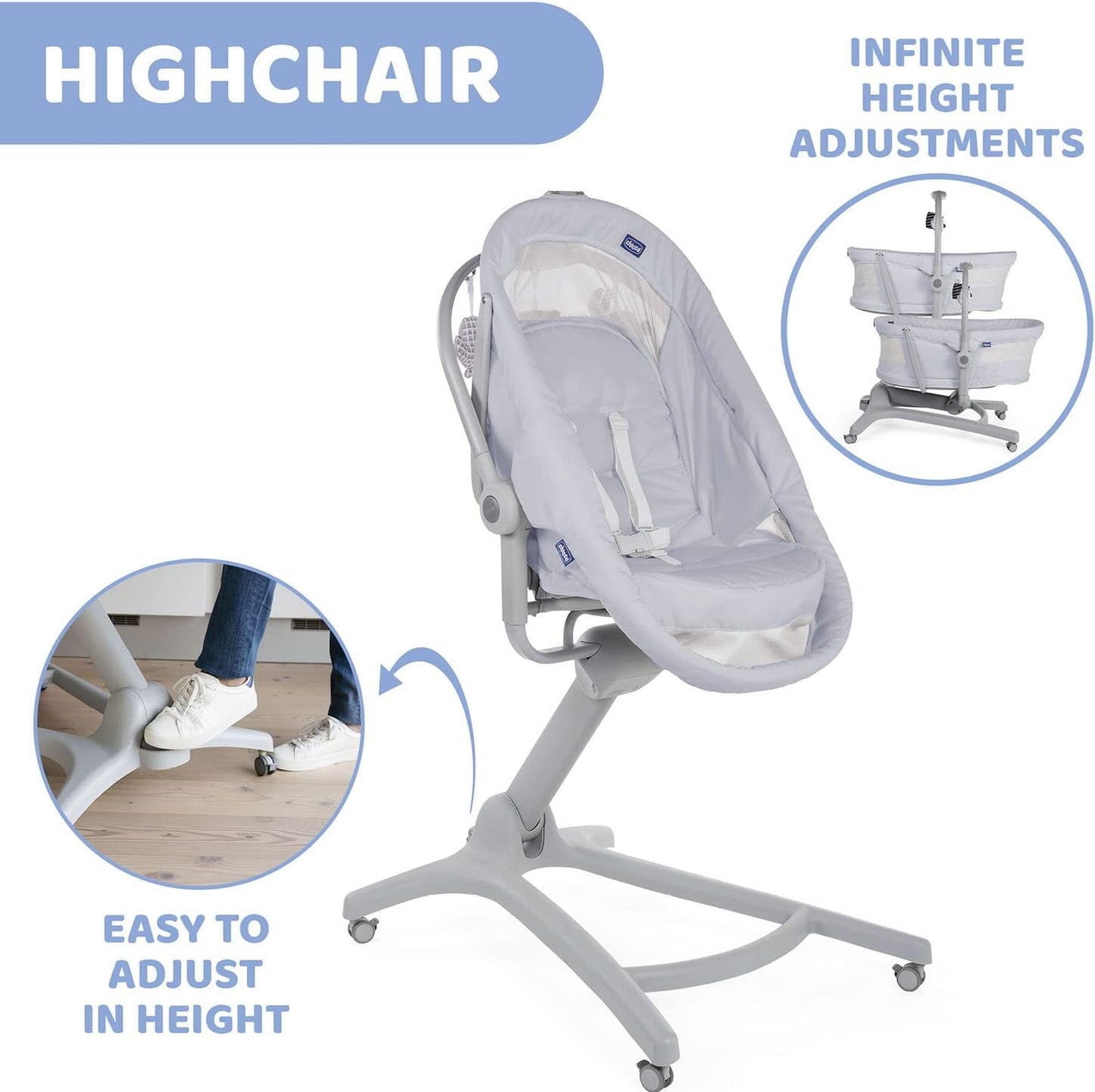 Chicco - Baby Hug Air 4in1 - Dark Grey