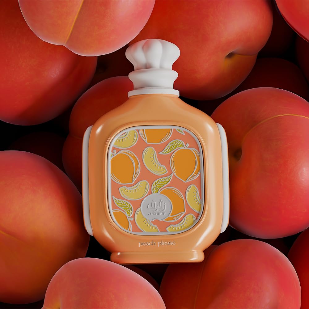 zimaya Zukhruf Peach Please Unisex Eau De Parfum, 3.4 Fl. Oz - Medaid International