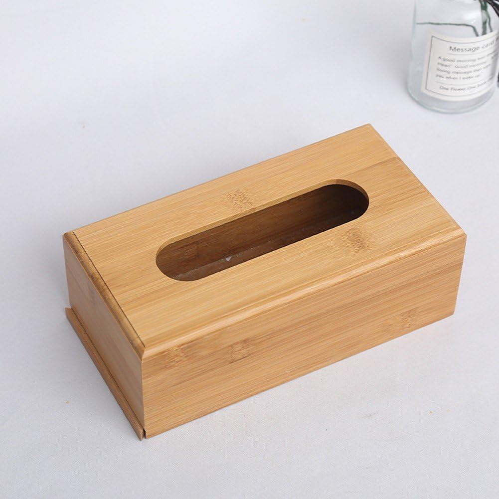 Bamboo Wooden Tissue Dispenser Box