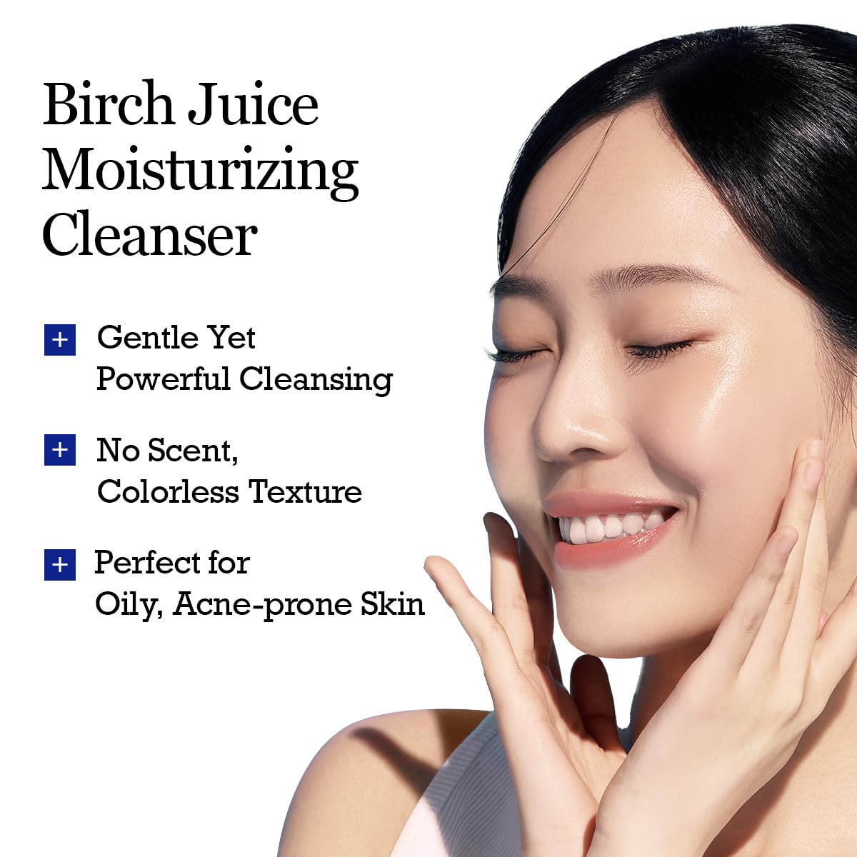 ROUND LAB Birch Juice Moisturizing Cleanser | Unclogs hidden sebum, Clears away dead skin cells., Soothing, Low pH, Gel Type Cleanser (5.07 fl.oz) - Medaid International